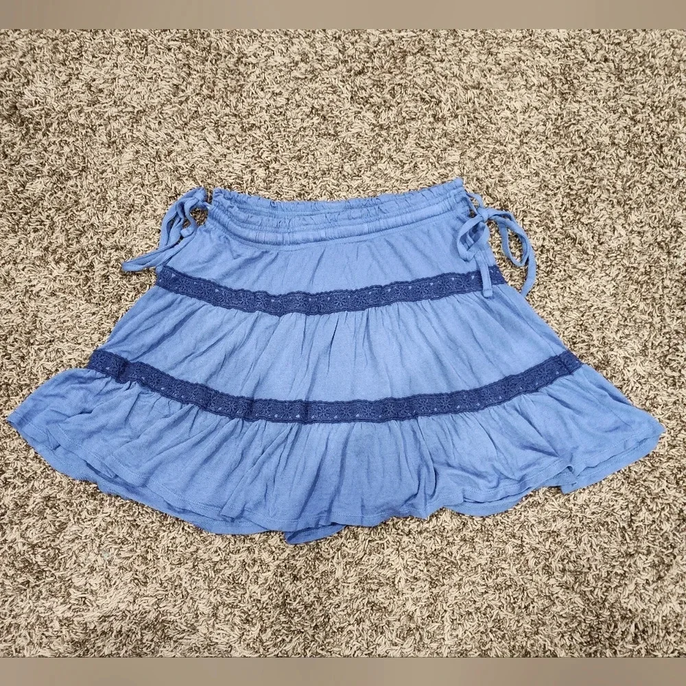 NWOT Aerie Skirt Size S Blue